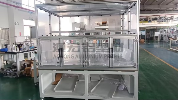 包裝產(chǎn)線卡料、粉塵超標(biāo)？看食品廠如何用鋁型材防護罩破局