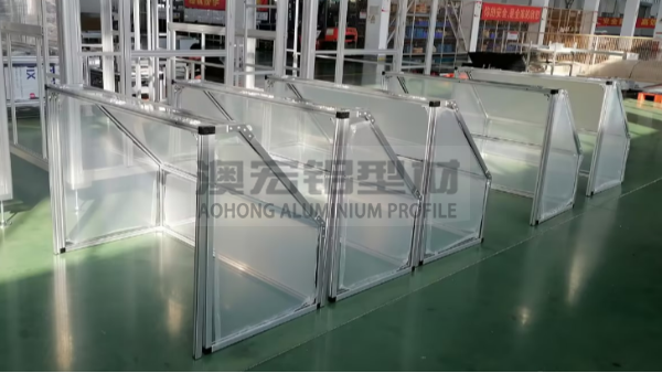 包裝機(jī)器防護(hù)罩案例：澳宏鋁型材防護(hù)裝置順利交付